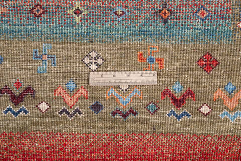 Chobi Red Hand Knotted 59 X 80  Area Rug 700-145896 Image 6