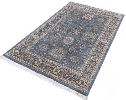 Chobi Grey Hand Knotted 40 X 64  Area Rug 700-145960 Image 2
