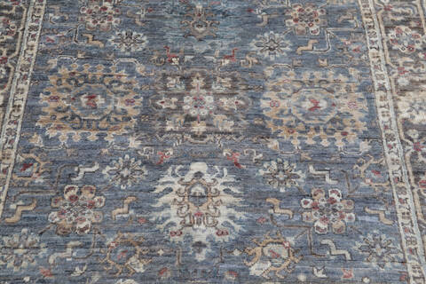 Chobi Grey Hand Knotted 40 X 64  Area Rug 700-145960 Image 3