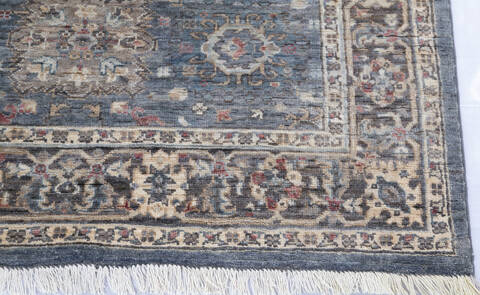Chobi Grey Hand Knotted 40 X 64  Area Rug 700-145960 Image 4