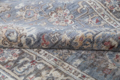 Chobi Grey Hand Knotted 40 X 64  Area Rug 700-145960 Image 5