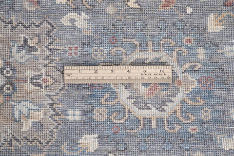 Chobi Grey Hand Knotted 40 X 64  Area Rug 700-145960 Image 6