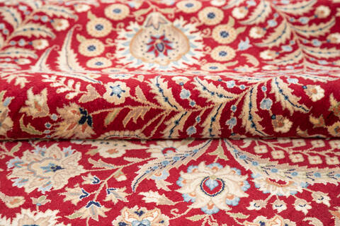 Pak-Persian Red Hand Knotted 90 X 120  Area Rug 700-145981 Image 6