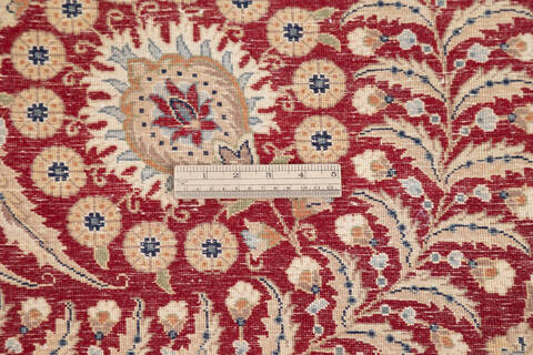 Pak-Persian Red Hand Knotted 90 X 120  Area Rug 700-145981 Image 7
