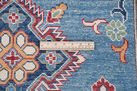 Kazak Blue Hand Knotted 90 X 120  Area Rug 700-146038 Image 6