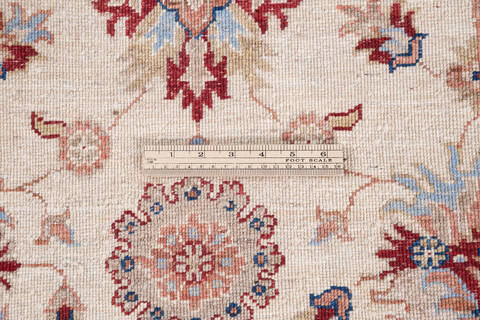 Chobi Beige Hand Knotted 710 X 104  Area Rug 700-146071 Image 6