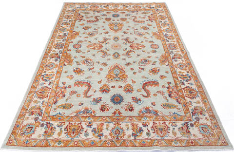 Chobi Grey Hand Knotted 56 X 711  Area Rug 700-146358 Image 1