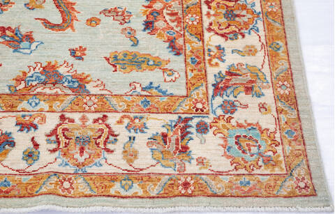 Chobi Grey Hand Knotted 56 X 711  Area Rug 700-146358 Image 4