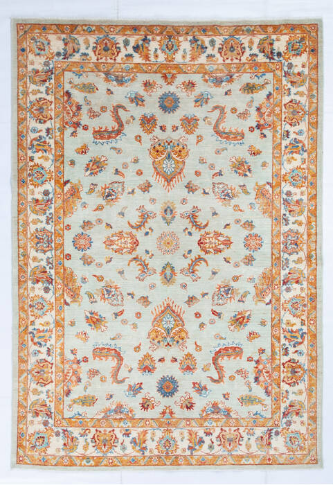 Chobi Grey Hand Knotted 56 X 711  Area Rug 700-146358 Image 0