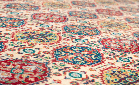 Kunduz Beige Hand Knotted 68 X 97  Area Rug 700-146368 Image 3