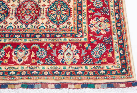 Kunduz Beige Hand Knotted 68 X 97  Area Rug 700-146368 Image 4
