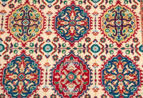 Kunduz Beige Hand Knotted 68 X 97  Area Rug 700-146368 Image 6