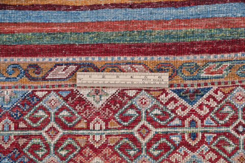 Chobi Multicolor Hand Knotted 26 X 41  Area Rug 700-146572 Image 6