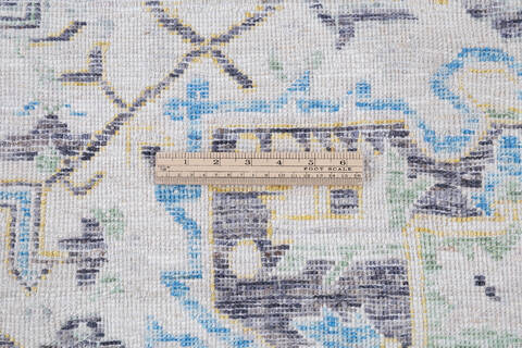 Heriz Blue Hand Knotted 710 X 910  Area Rug 700-146665 Image 6