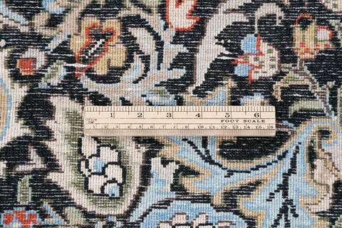 Pak-Persian Black Hand Knotted 45 X 71  Area Rug 700-146732 Image 6
