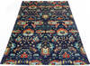 Chobi Blue Hand Knotted 511 X 90  Area Rug 700-146883 Thumb 1