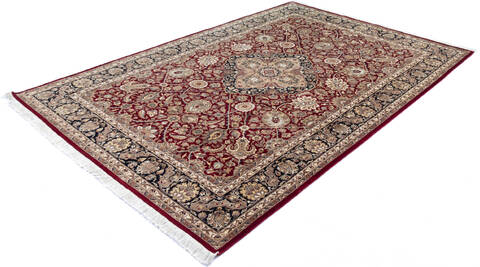 Pak-Persian Red Hand Knotted 61 X 90  Area Rug 700-146896 Image 2