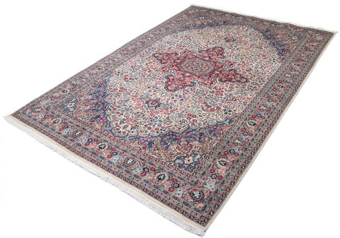 Pak-Persian Beige Hand Knotted 70 X 104  Area Rug 700-146912 Image 2