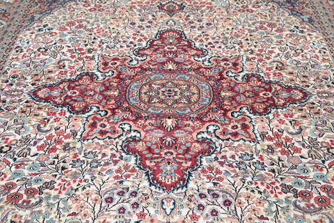 Pak-Persian Beige Hand Knotted 70 X 104  Area Rug 700-146912 Image 3