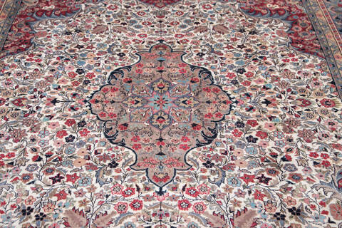 Pak-Persian Beige Hand Knotted 70 X 911  Area Rug 700-146916 Image 2