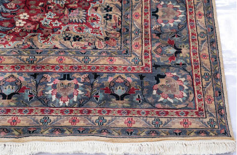 Pak-Persian Beige Hand Knotted 70 X 911  Area Rug 700-146916 Image 3