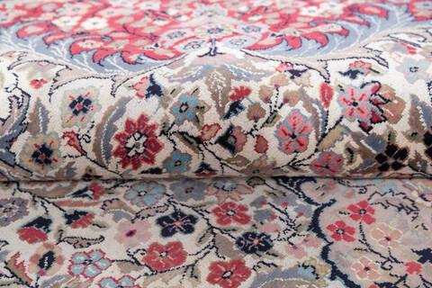 Pak-Persian Beige Hand Knotted 70 X 911  Area Rug 700-146916 Image 4