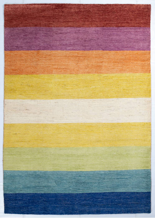 Gabbeh Multicolor Hand Knotted 68 X 98  Area Rug 700-146964 Image 0