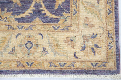 Chobi Purple Hand Knotted 40 X 510  Area Rug 700-147011 Image 4