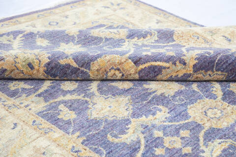 Chobi Purple Hand Knotted 40 X 510  Area Rug 700-147011 Image 7