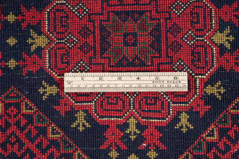Khan Mohammadi Red Hand Knotted 67 X 95  Area Rug 700-147033 Image 9