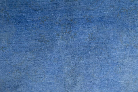 Chobi Blue Hand Knotted 80 X 97  Area Rug 700-147035 Image 4