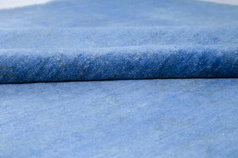 Chobi Blue Hand Knotted 80 X 97  Area Rug 700-147035 Image 5