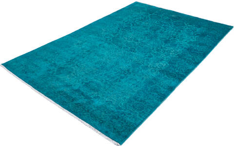 Chobi Blue Hand Knotted 67 X 911  Area Rug 700-147052 Image 2
