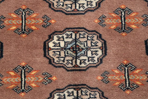 Bokhara Brown Hand Knotted 49 X 66  Area Rug 700-147105 Image 4
