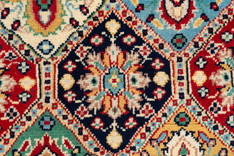 Khan Mohammadi Red Hand Knotted 52 X 64  Area Rug 700-147116 Image 6