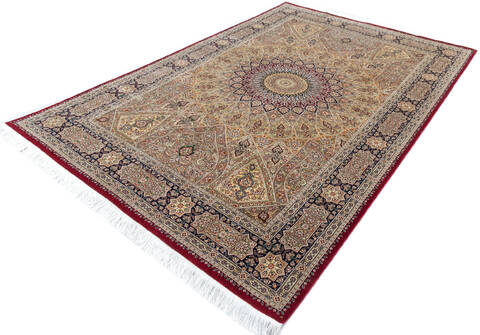 Pak-Persian Red Hand Knotted 62 X 94  Area Rug 700-147129 Image 2