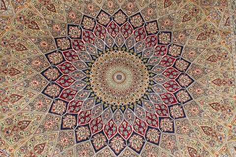 Pak-Persian Red Hand Knotted 62 X 94  Area Rug 700-147129 Image 5