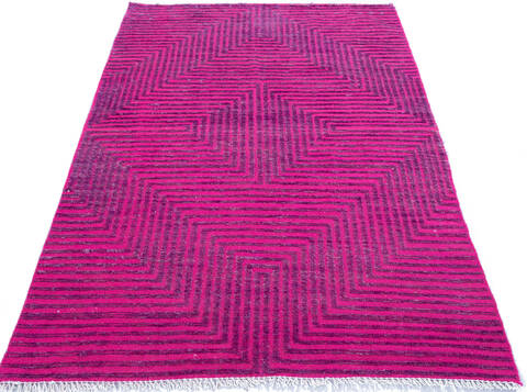 Kilim Purple Hand Knotted 40 X 60  Area Rug 700-147145 Image 1