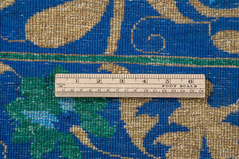Chobi Blue Hand Knotted 68 X 911  Area Rug 700-147276 Image 5