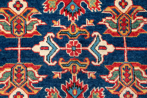 Kazak Blue Hand Knotted 56 X 710  Area Rug 700-147286 Image 5