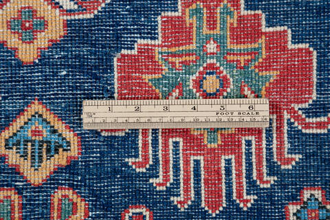Kazak Blue Hand Knotted 56 X 710  Area Rug 700-147286 Image 7