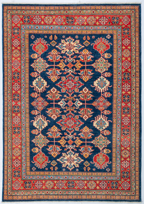 Kazak Blue Hand Knotted 56 X 710  Area Rug 700-147286 Image 0