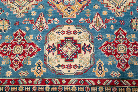 Kazak Blue Hand Knotted 66 X 911  Area Rug 700-147308 Image 4