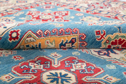 Kazak Blue Hand Knotted 66 X 911  Area Rug 700-147308 Image 6