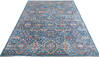 Chobi Blue Hand Knotted 810 X 118  Area Rug 700-147347 Thumb 1