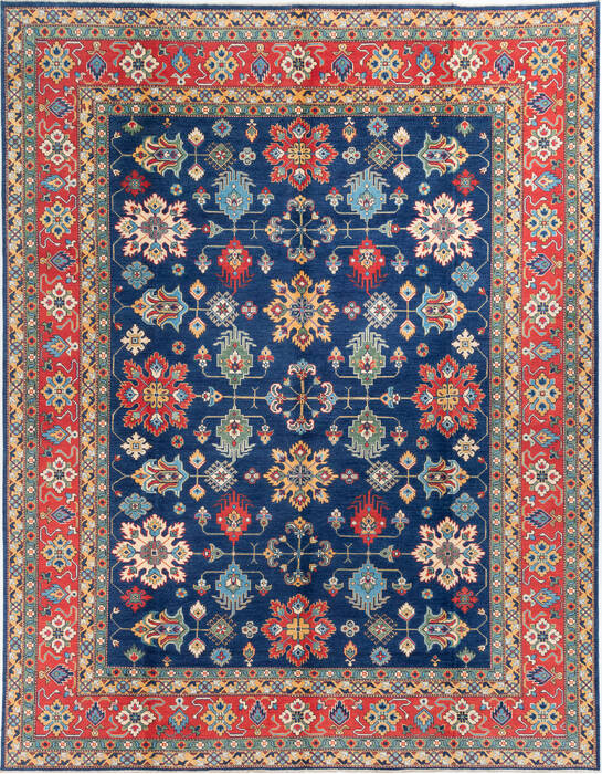 Kazak Blue Hand Knotted 91 X 118  Area Rug 700-147416 Image 0