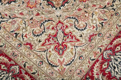 Pak-Persian Black Hand Knotted 91 X 122  Area Rug 700-147457 Image 6