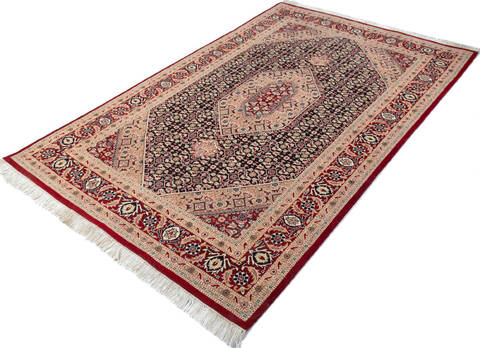 Pak-Persian Black Hand Knotted 61 X 93  Area Rug 700-147465 Image 2