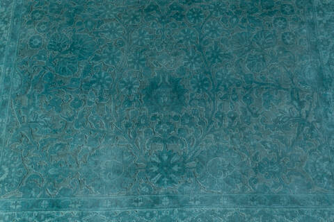 Chobi Green Hand Knotted 411 X 69  Area Rug 700-147526 Image 5