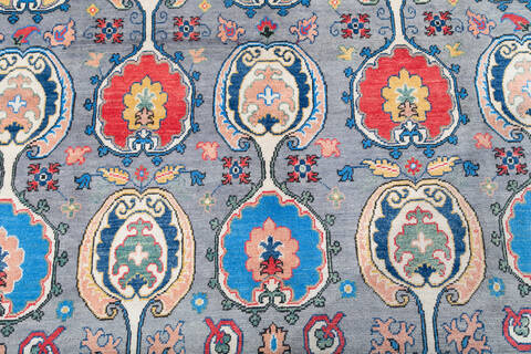 Kazak Grey Hand Knotted 67 X 102  Area Rug 700-147636 Image 3